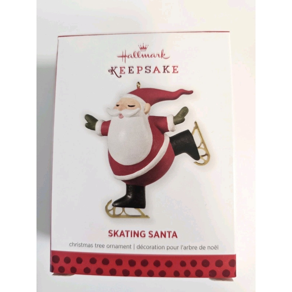 Hallmark Keepsake 2013 Skating Santa Limited Edition Christmas Ornament